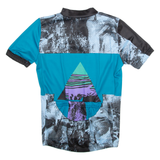 LOOK 100 Cycling Shirt Mens Jersey Blue 1/4 Zip S