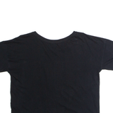 CALVIN KLEIN JEANS Cropped Womens T-Shirt Black Crew Neck M