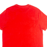 PUMA Mens T-Shirt Red Crew Neck L