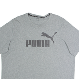 PUMA Mens T-Shirt Grey Crew Neck 2XL
