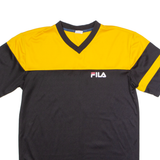 FILA Mens Jersey Black V-Neck S