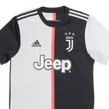 ADIDAS 2019/20 Juventus Home Mens Football Shirt Jersey Black Crew Neck S
