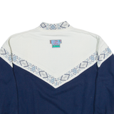 ALBERTVILLE-FRANCE Womens Sweatshirt Blue High Neck L