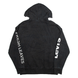 LEVI'S Womens Black Hoodie L