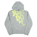 NIKE Womens Grey Hoodie L