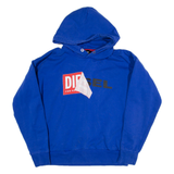 DIESEL Womens Blue Hoodie S
