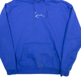 KARL KANI Womens Blue Hoodie L