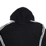 ADIDAS Cropped Womens Black Hoodie UK 8