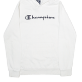 CHAMPION Womens White Hoodie XL
