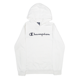 CHAMPION Womens White Hoodie XL