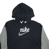 NIKE Cropped Womens Black Hoodie M