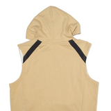 NIKE Sleeveless Womens Beige Hoodie M