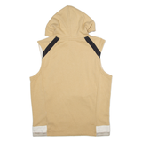 NIKE Sleeveless Womens Beige Hoodie M