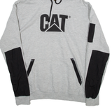 CAT Womens Grey Hoodie M