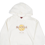 HARD ROCK CAFE Prague Womens White Hoodie L