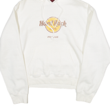 HARD ROCK CAFE Prague Womens White Hoodie L