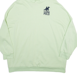 U.S GRAND POLO Womens Green Hoodie 80s L