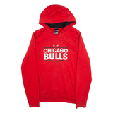 ADIDAS Chicago Bulls Womens Red Hoodie USA L