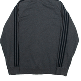 ADIDAS Womens Grey Hoodie Full Zip M