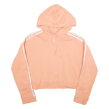 ADIDAS Womens Pink Hoodie UK 18