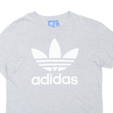 ADIDAS Mens T-Shirt Grey M