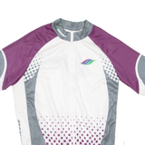 TWERENBOLD Cycling Mens Jersey Purple 1/4 Zip L