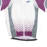 TWERENBOLD Cycling Mens Jersey Purple 1/4 Zip L