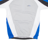 TCM Cycling Mens Jersey Blue 1/2 Zip L