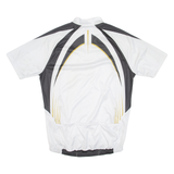 Cycling Mens Jersey White 1/4 Zip L