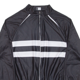 Cycling Mens Jersey Black Long Sleeve Full Zip M