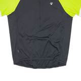 Cycling Mens Jersey Green 1/2 Zip L