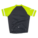 Cycling Mens Jersey Green 1/2 Zip L