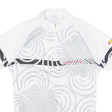 Cycling Womens Jersey White 1/4 Zip M
