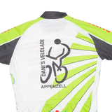 Cycling Mens Jersey Green Full Zip M