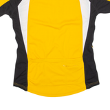 STOKE Cycling Mens Jersey Yellow 1/2 Zip M