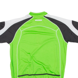 BRUNEX Cycling Mens Jersey Green 1/2 Zip L