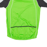 BRUNEX Cycling Mens Jersey Green 1/2 Zip L