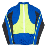 CRANE Cycling Mens Jersey Blue Long Sleeve 1/2 Zip XL