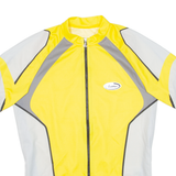 Cycling Mens Jersey Yellow 1/2 Zip L