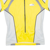 Cycling Mens Jersey Yellow 1/2 Zip L