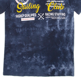 SHIRTS 2000 Mens Tie Dye T-Shirt Blue L