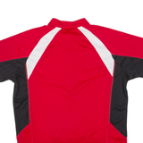 RACER Cycling Mens Jersey Red 1/2 Zip L