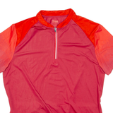 Cycling Mens Jersey Red 1/4 Zip XL