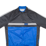Cycling Mens Jersey Blue 1/2 Zip L