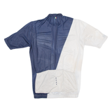 Cycling Mens Jersey Blue Full Zip S