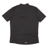 Cycling Mens Jersey Black 1/4 Zip L