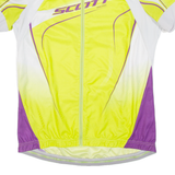 Cycling Mens Jersey Yellow Full Zip XL