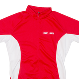 Cycling Mens Jersey Red 1/2 Zip S