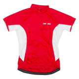 Cycling Mens Jersey Red 1/2 Zip S