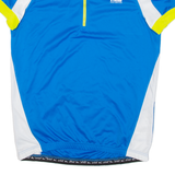 CRIVIT Cycling Mens Jersey Blue 1/4 Zip XL
